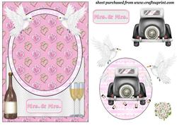 Female Wedding Card Front