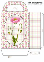 Pink Poppy Gift Bag 1