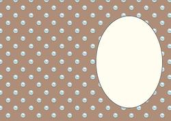 Brown and Blue Spots Insert