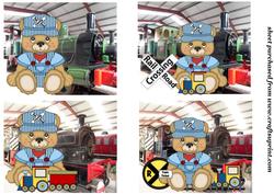 4 Railway Bear Toppers