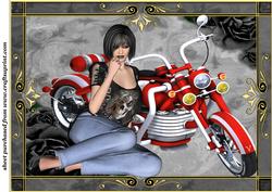 Biker Chick Topper 1