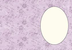 Sun Faded Floral Insert Lilac