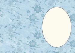 Sun Faded Floral Insert Blue 2
