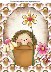 Cute Hedgehog Topper(n)