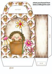 Garden Hedgehog Gift Bag