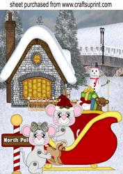 North Pole Mouse Topper 1