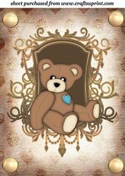 Cute Brown Teddy Topper 3