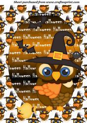 Halloween Owl Topper 3