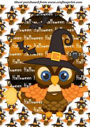 Halloween Owl Topper 4