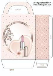 Lipstick and Heart Gift Bag 6