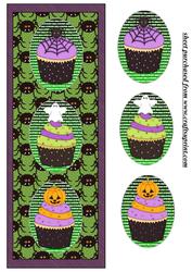 Halloween Cupcake Card Front