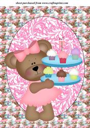Tea Time Bear Topper 3