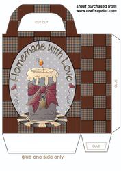 Christmas Candle Gift Bag