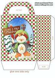 Just Chillin Penguin Gift Bag