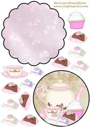 Something Sweet Scalloped Topper