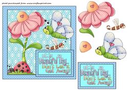 cup671979_659 - Blue Its a Beautiful Day Card Front 2