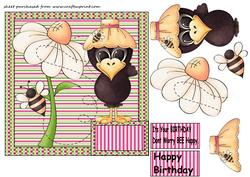 Bee Happy Card Front 1