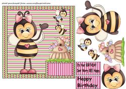 Bee Happy Card Front 2