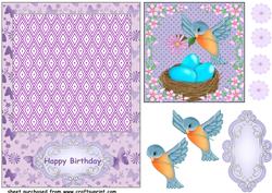 Blue Bird Card Front