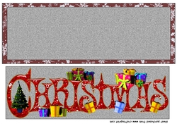 Christmas presents card front