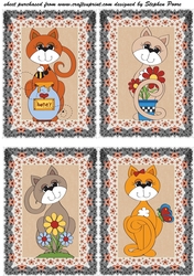 4 Cute kitty toppers