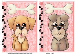 2 Cute puppy card fronts 3