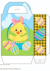 Easter chick gift bag 1