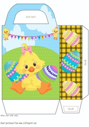 Easter chick gift bag 2