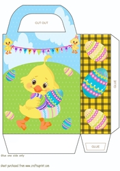 Easter chick gift bag 3