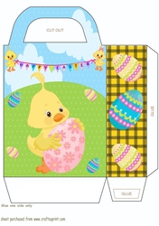 Easter chick gift bag 4