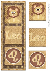Leo trio card front