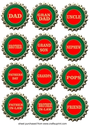 Male relations beer themed toppers/tags can be used with cup950611_659