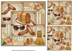 3 Coffee all about the fashion card fronts/toppers