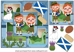 All about Scotland card front
