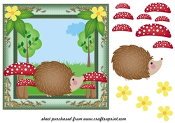 All about the woodland card front 3