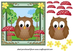All about the woodland card front 4