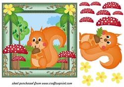 All about the woodland card front 5