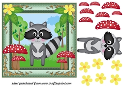 All about the woodland card front 6