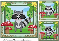 3 All about the woodland card fronts/toppers 6
