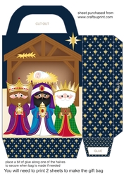 Nativity scene gift bag 2