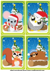 4 Winter woodland toppers 2