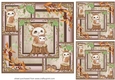 3 All about the owls card fronts/toppers