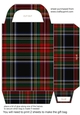 Tartan gift bag 10