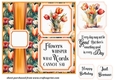 2 Panel tulips card front 2