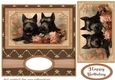 Vintage Scottish Terriers card front 9
