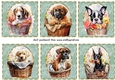 6 Floral pup in basket toppers 7