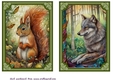 2 Bo ho forest animal card fronts(7x5 aprox) 3