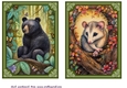 2 Bo ho forest animal card fronts(7x5 aprox) 4