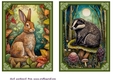 2 Bo ho forest animal card fronts(7x5 aprox) 5