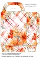 Floral gingham gift bag 2